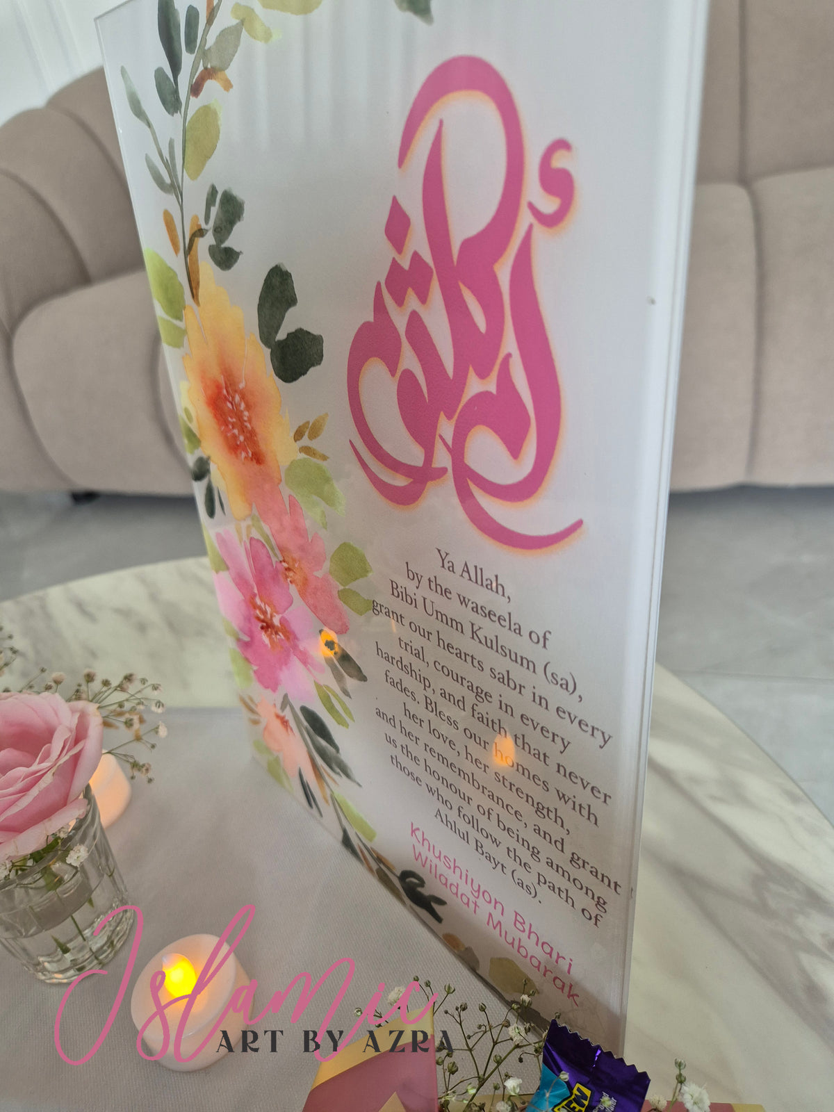 UMME KULSUM ACRYLIC STANDEE