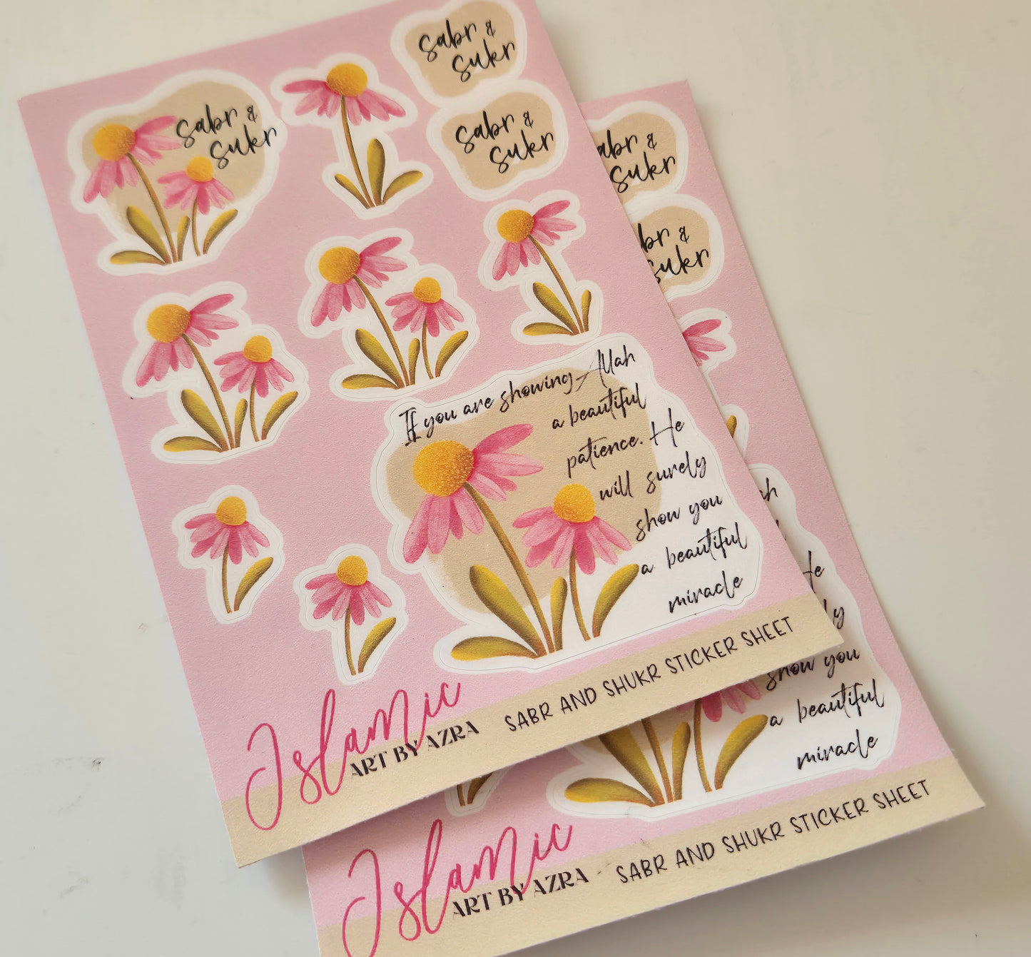Sabr and Sukr Sticker Sheet