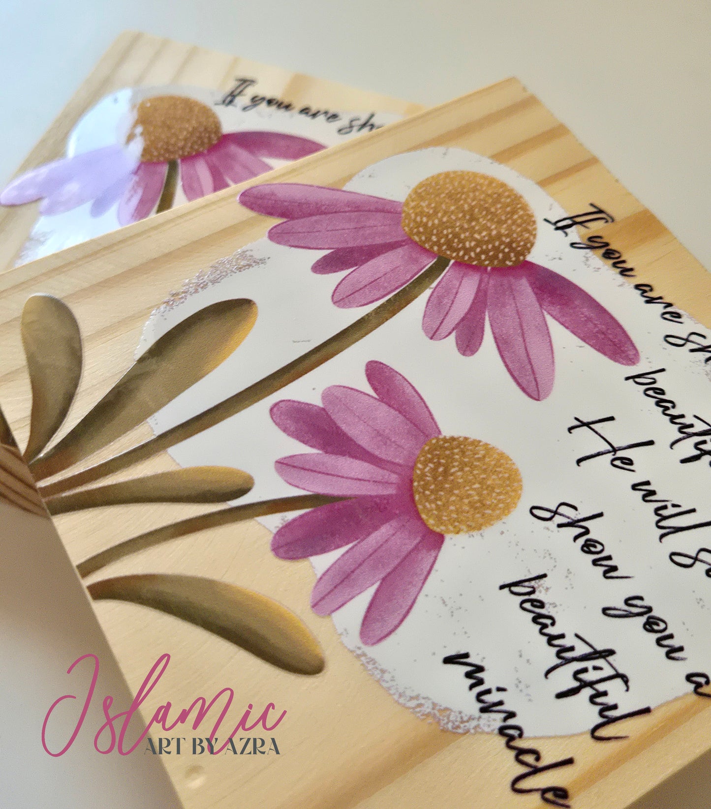 Beautiful Patience - Beautiful Miracle Wooden Art Block