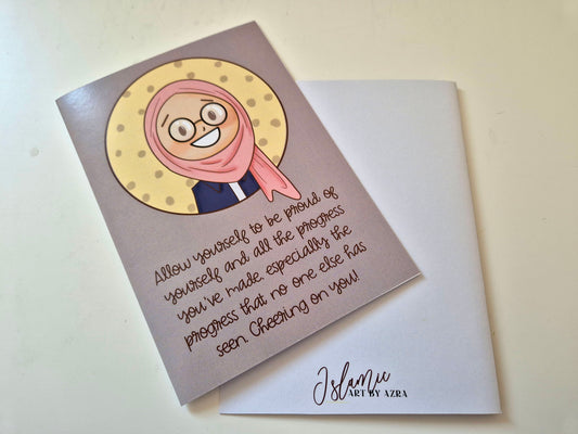 BE PROUD OF YOURSELF