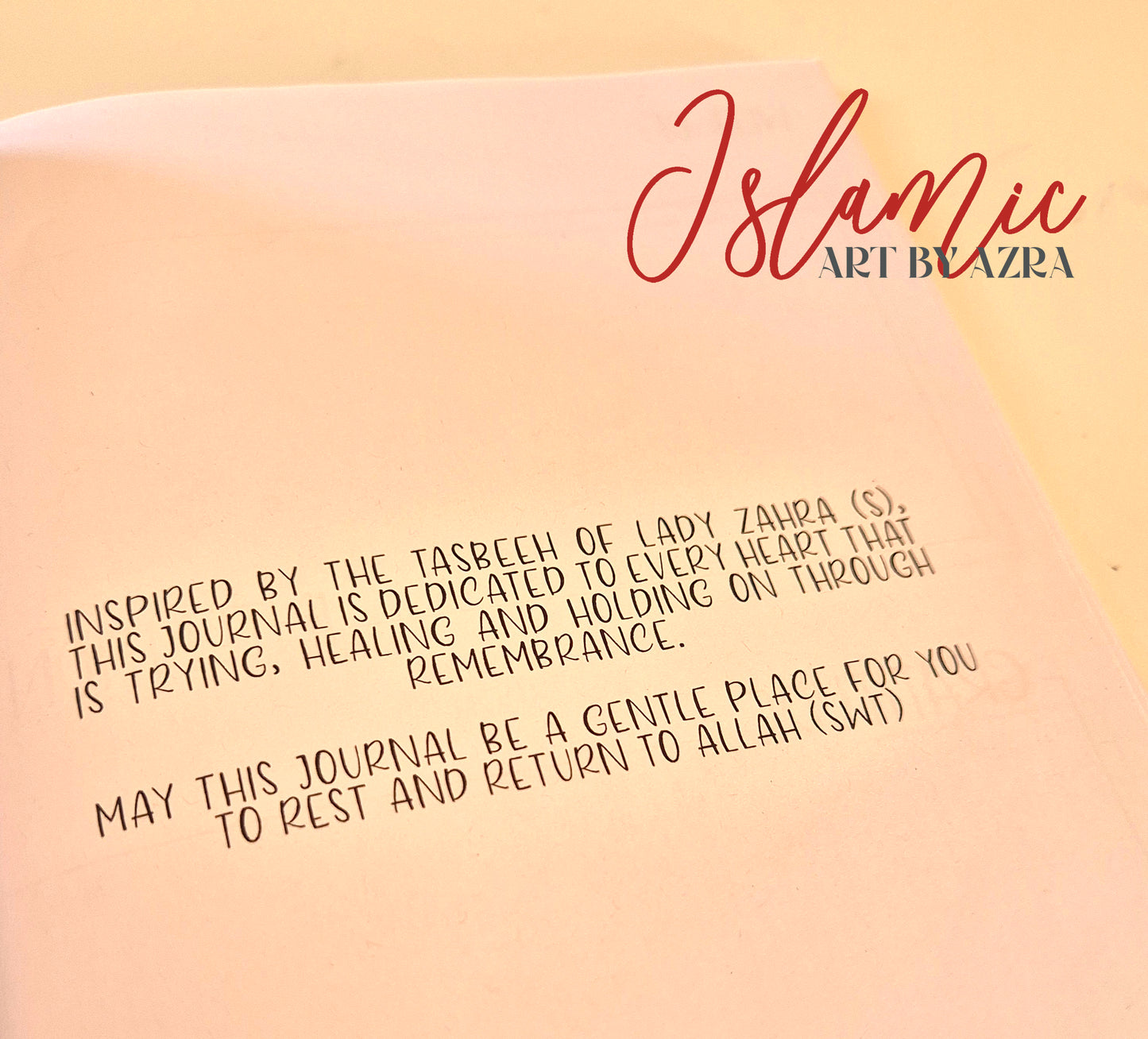 TASBEEH E ZEHRA (S) JOURNAL