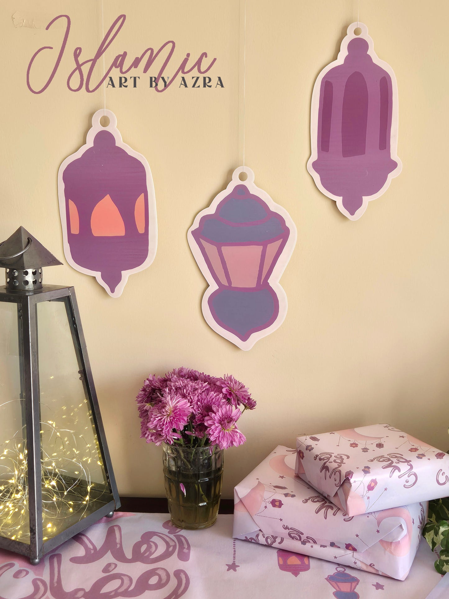 LANTERNS WALL HANGING DECOR