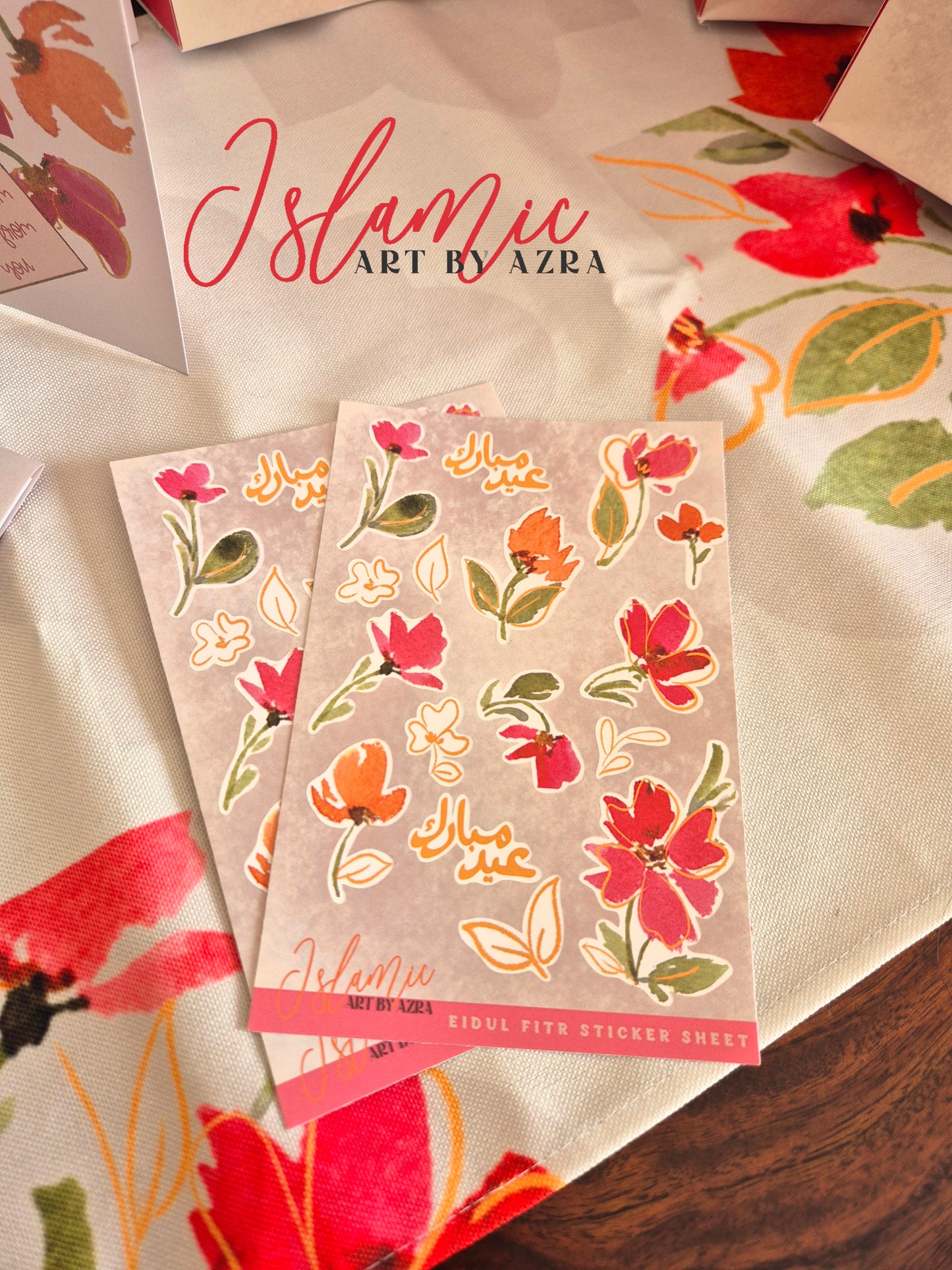 EID MUBARAK STICKER SHEET