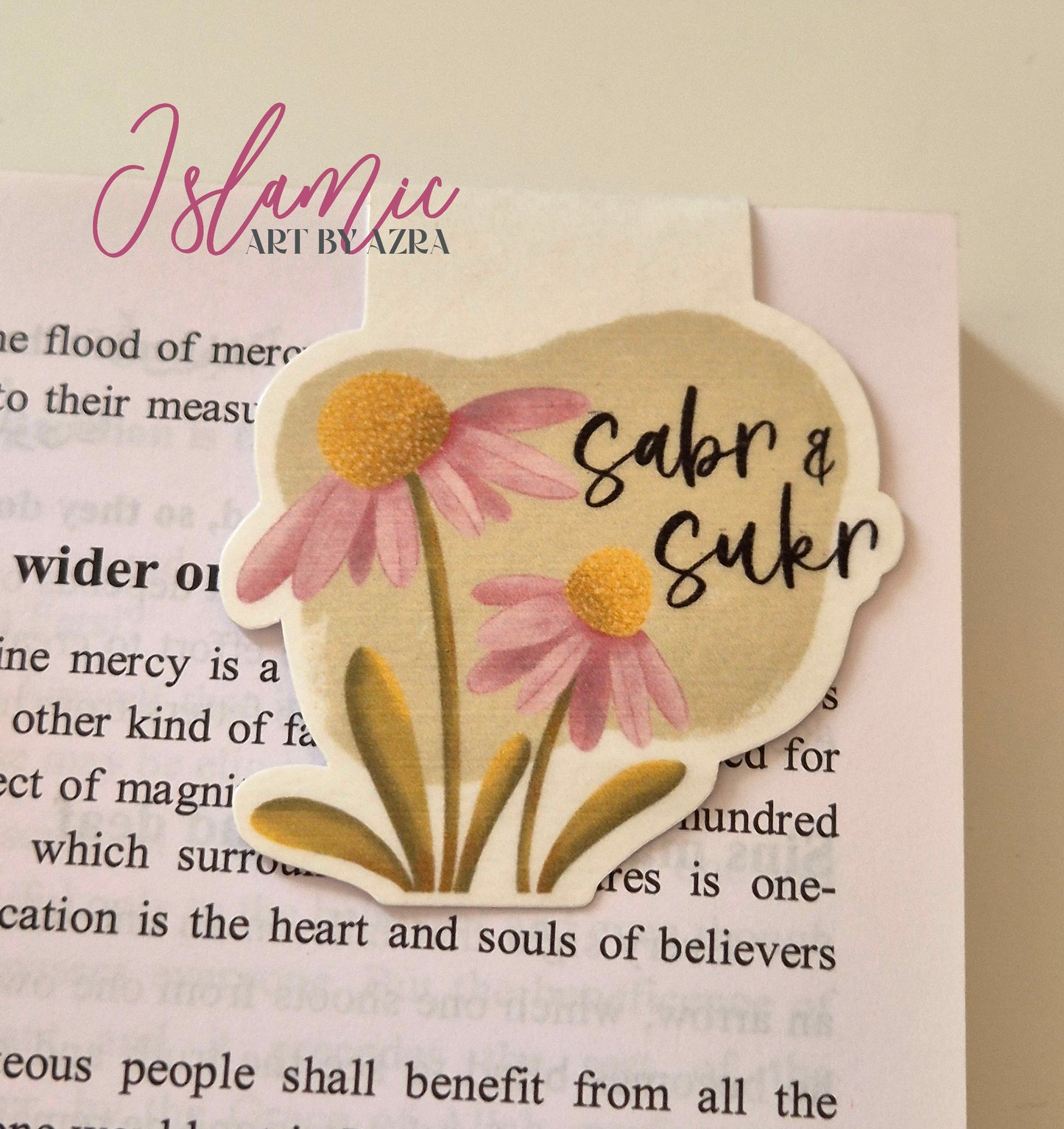 Sabr and Sukr Magnetic Bookmark