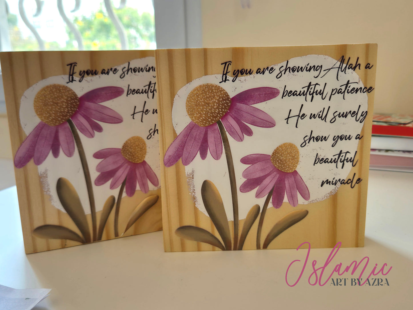 Beautiful Patience - Beautiful Miracle Wooden Art Block
