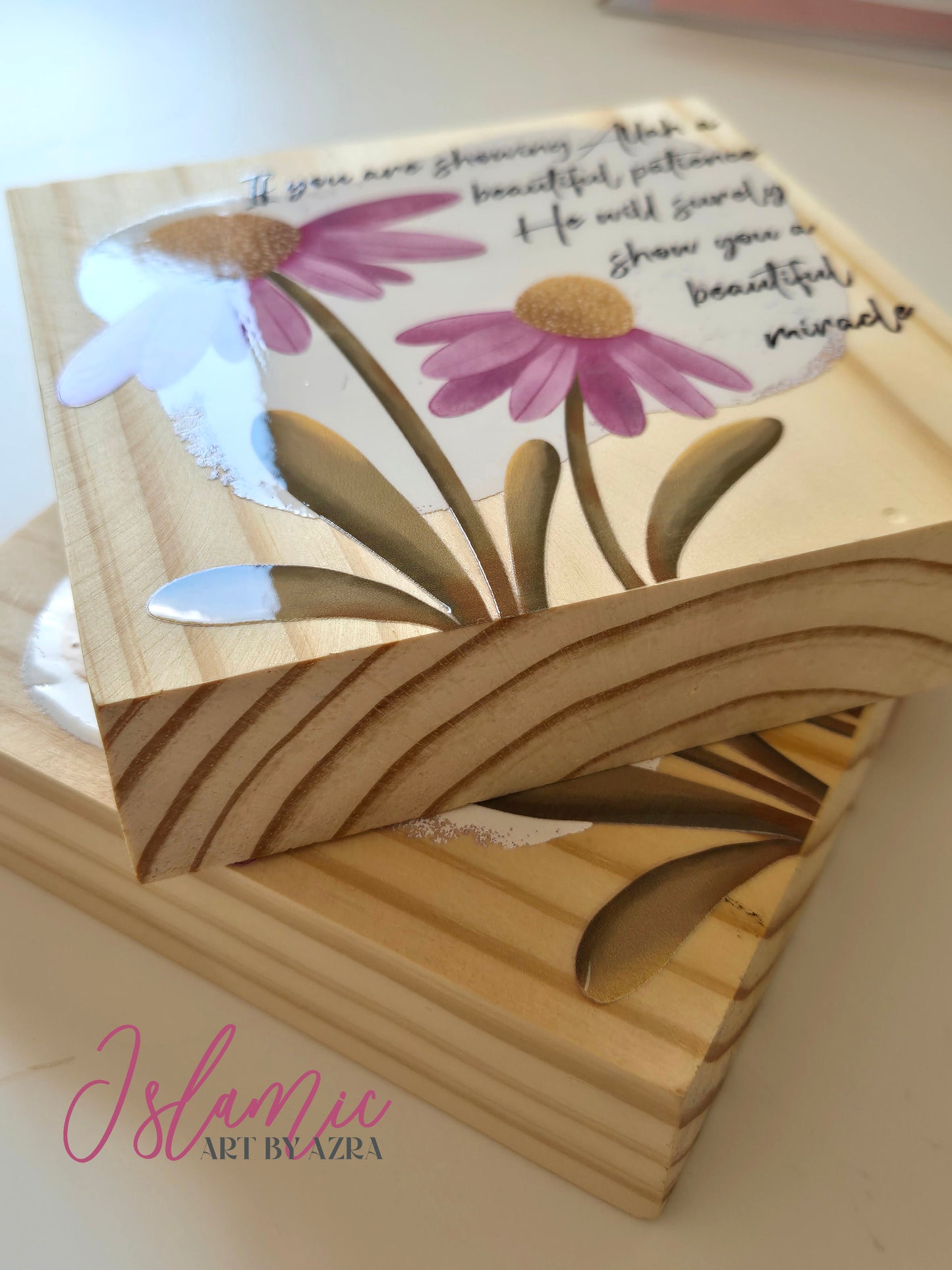 Beautiful Patience - Beautiful Miracle Wooden Art Block